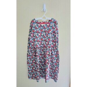 NWOT Mini Boden Long Sleeve Fun Jersey Dress- Floral, 7/8, 8/9, 9/10, 10/11, 12